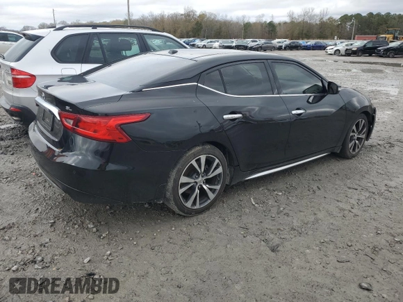 2017 Nissan Maxima SR with VIN 1N4AA6AP7HC419799, listed as a Copart auction lot 86616794 with 117,251 mi miles and Salvage title. Bid and sale history available at DreamBid. Image 3.