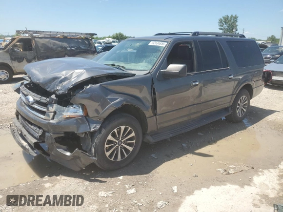 2015 Ford Expedition Max XLT with VIN 1FMJK1JTXFEF44008, listed as a Copart auction lot 62834655 with 137,619 mi miles and Salvage title. Bid and sale history available at DreamBid. Image 1.