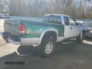 2004 Dodge Dakota Sport with VIN 1D7HG32N44S540671, listed as a Copart auction lot 80000954 with 140,475 mi miles and Salvage Title. Bid and sale history available at carsss.com. Image 3.