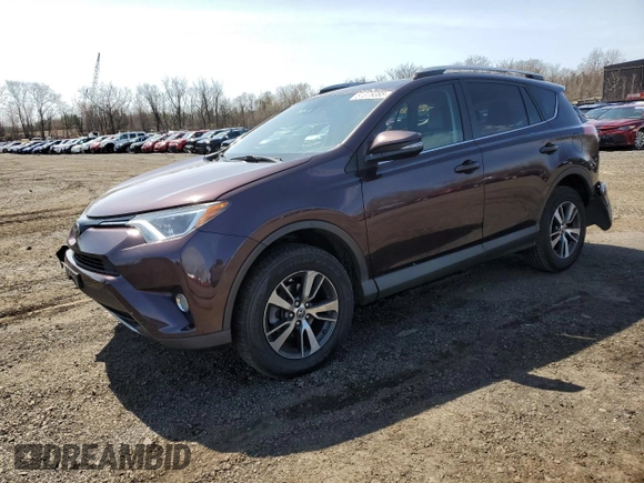2018 Toyota RAV4 XLE with VIN 2T3RFREVXJW841741, listed as a Copart auction lot 51378385 with 114,842 mi miles and Salvage Title. Bid and sale history available at carsss.com. Image 1.