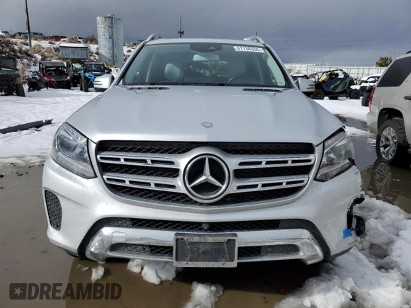 2017 Mercedes-Benz GLS 450 with VIN 4JGDF6EE0HA847304, listed as a Copart auction lot 41138334 with 83,829 mi miles and . Bid and sale history available at DreamBid. Image 5.