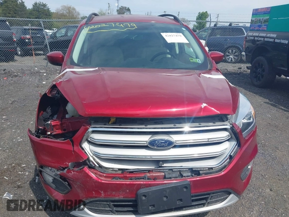 2018 Ford Escape SEL with VIN 1FMCU9HD6JUB74609, listed as a IAAI auction lot 42027479 with 54,935 mi miles. Bid and sale history available at carsss.com. Image 12.