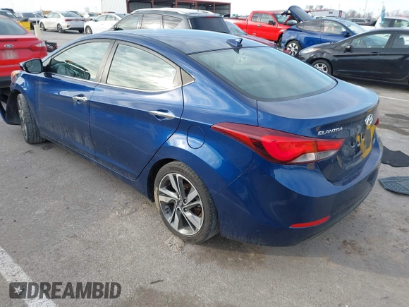 2015 Hyundai Elantra SE z VIN 5NPDH4AE0FH630351, wystawiony jako IAAI lot #41405235 z przebiegiem 122 199 mil mil oraz . Historia ofert i sprzedaży dostępna na DreamBid. Obrazek 3.