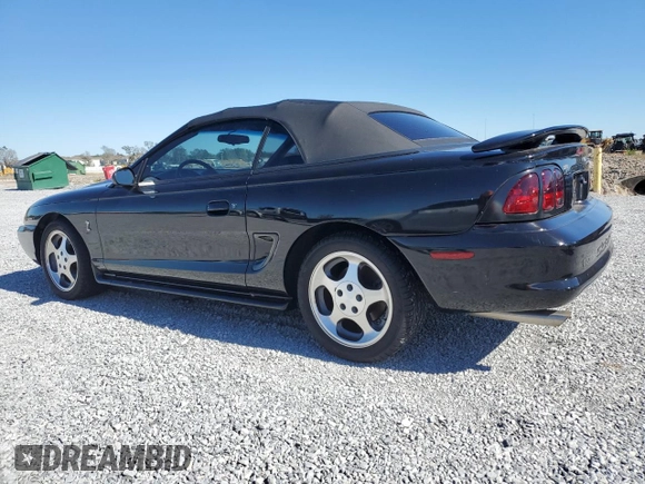 1996 Ford Mustang Cobra with VIN 1FALP46V6TF230703, listed as a Copart auction lot 81772064 with 33,428 mi miles and Non repairable. Bid and sale history available at DreamBid. Image 2.