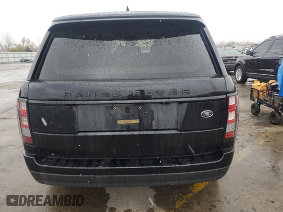 2017 Land Rover Range Rover with VIN SALGR2FV9HA333282, listed as a Copart auction lot 51942355 with 104,035 mi miles and Clean title. Bid and sale history available at DreamBid. Image 6.