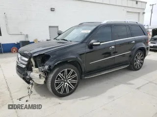2008 Mercedes-Benz GL-Class 5.5L with VIN 4JGBF86E78A320054, listed as a Copart auction lot 51013845 with 0 mi miles and Salvage Title. Bid and sale history available at carsss.com. Image 1.