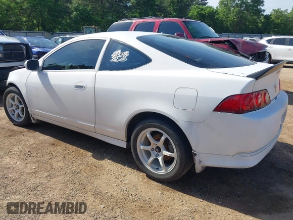 2006 Acura RSX with VIN JH4DC54846S012119, listed as a IAAI auction lot 42028137 with 128,762 mi miles. Bid and sale history available at carsss.com. Image 3.