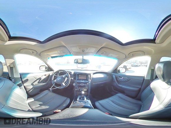 2016 Infiniti QX70 z VIN JN8CS1MUXGM671452, wystawiony jako Copart lot #43776495 z przebiegiem 192 412 mil mil oraz Szkoda całkowita • Salvage title. Historia ofert i sprzedaży dostępna na DreamBid. Obrazek 13.