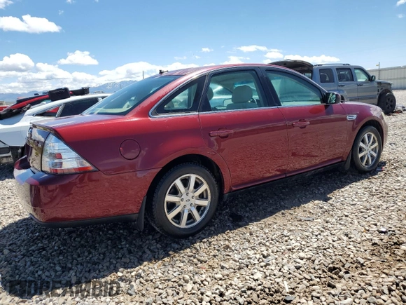 2008 Ford Taurus SEL with VIN 1FAHP24W88G132831, listed as a Copart auction lot 55637404 with 140,369 mi miles and Salvage Title. Bid and sale history available at carsss.com. Image 3.