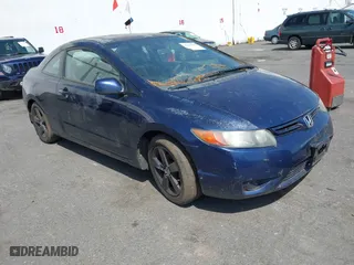 2007 Honda Civic Cpe EX with VIN 2HGFG12827H528175, listed as a IAAI auction lot 42109706 with 96,334 mi miles. Bid and sale history available at carsss.com. Image 1.