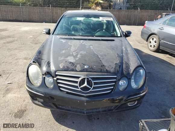 2007 Mercedes-Benz E-Class 3.0L with VIN WDBUF22X07A996389, listed as a Copart auction lot 79574774 with 0 mi miles and Salvage Title. Bid and sale history available at carsss.com. Image 5.