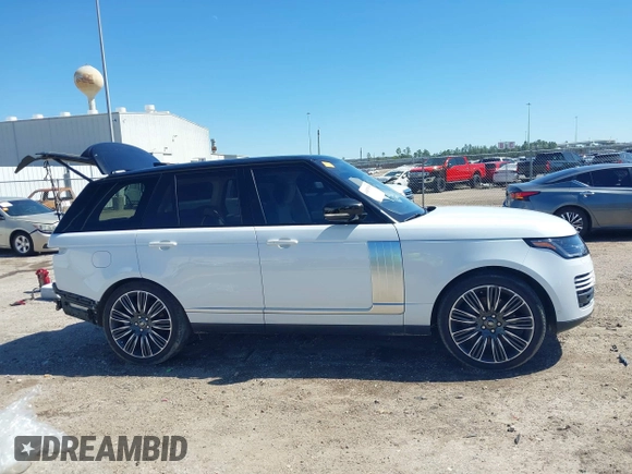 2022 Land Rover Range Rover Westminster z VIN SALGS2RU3NA460712, wystawiony jako IAAI lot #41578730 z przebiegiem 57 119 mil mil oraz . Historia ofert i sprzedaży dostępna na DreamBid. Obrazek 14.