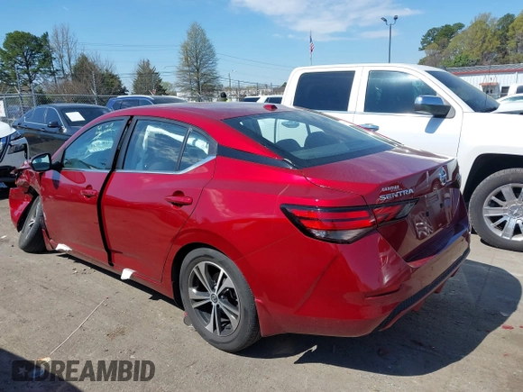 2021 Nissan Sentra SV with VIN 3N1AB8CV6MY321009, listed as a IAAI auction lot 41903131 with 18,768 mi miles and . Bid and sale history available at DreamBid. Image 14.