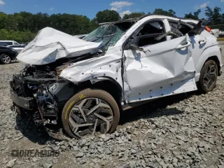2024 Hyundai Kona N Line with VIN KM8HACA32RU063614, listed as a Copart auction lot 61770084 with Not Provided miles and Salvage Title. Bid and sale history available at carsss.com. Image 1.