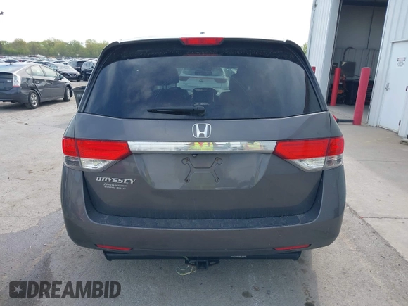 2014 Honda Odyssey EX-L with VIN 5FNRL5H67EB106183, listed as a IAAI auction lot 42210600 with 196,166 mi miles and . Bid and sale history available at DreamBid. Image 16.