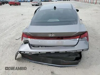 2024 Hyundai Elantra SEL with VIN KMHLM4DG6RU751864, listed as a Copart auction lot 52266245 with 4,309 mi miles and Non Repairable. Bid and sale history available at carsss.com. Image 6.