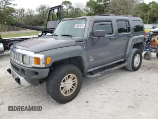 2008 Hummer H3 SUV Luxury with VIN 5GTEN13E188134204, listed as a Copart auction lot 46064915 with 126,956 mi miles and Salvage Title. Bid and sale history available at carsss.com. Image 1.