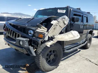 2003 Hummer H2 with VIN 5GRGN23U73H122529, listed as a Copart auction lot 50157934 with 0 mi miles and Salvage Title. Bid and sale history available at carsss.com. Image 1.