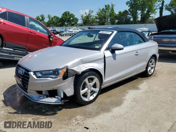 2015 Audi A3 с VIN WAU7FLFFXF1109818, выставлен на аукционе Copart как лот 58833324 с пробегом 5 525 миль миль и Списание • Salvage title. История ставок и продаж доступна на DreamBid. Изображение 1.