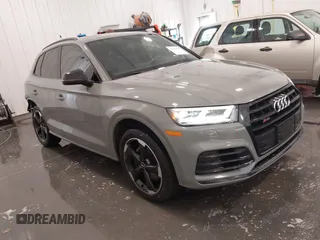 2020 Audi SQ5 Premium Plus with VIN WA1B4AFY2L2122894, listed as a IAAI auction lot 41613149 with 53,306 mi miles. Bid and sale history available at carsss.com. Image 1.