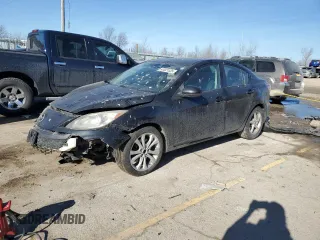 2011 Mazda Mazda3 s Sport with VIN JM1BL1U57B1425630, listed as a Copart auction lot 43021035 with 194,098 mi miles and Salvage Title. Bid and sale history available at carsss.com. Image 1.