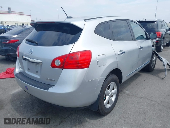 2012 Nissan Rogue SL with VIN JN8AS5MT9CW601378, listed as a IAAI auction lot 42032883 with 56,255 mi miles and . Bid and sale history available at DreamBid. Image 4.