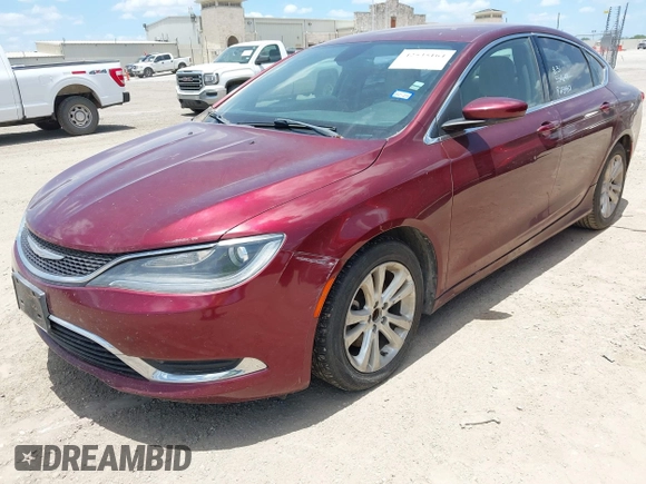 2015 Chrysler 200 Limited with VIN 1C3CCCAB4FN554647, listed as a IAAI auction lot 42535164 with 101,055 mi miles and . Bid and sale history available at DreamBid. Image 2.