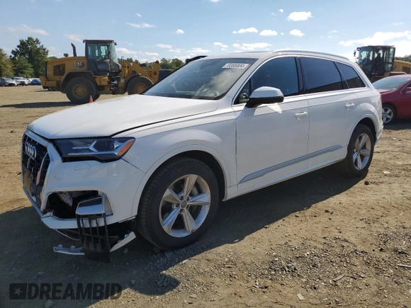 2020 Audi Q7 Premium z VIN WA1AJAF7XLD011977, wystawiony jako Copart lot #70385804 z przebiegiem 87 468 mil mil oraz Szkoda całkowita • Salvage title. Historia ofert i sprzedaży dostępna na DreamBid. Obrazek 1.