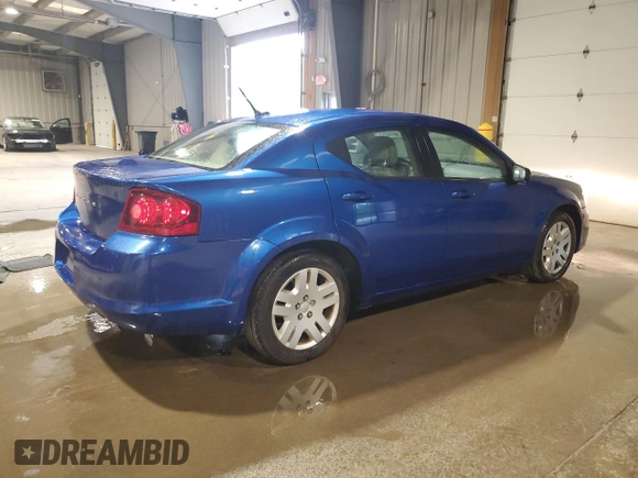 2014 Dodge Avenger SE with VIN 1C3CDZAB8EN126367, listed as a Copart auction lot 57153165 with 147,539 mi miles and Clean title. Bid and sale history available at DreamBid. Image 3.