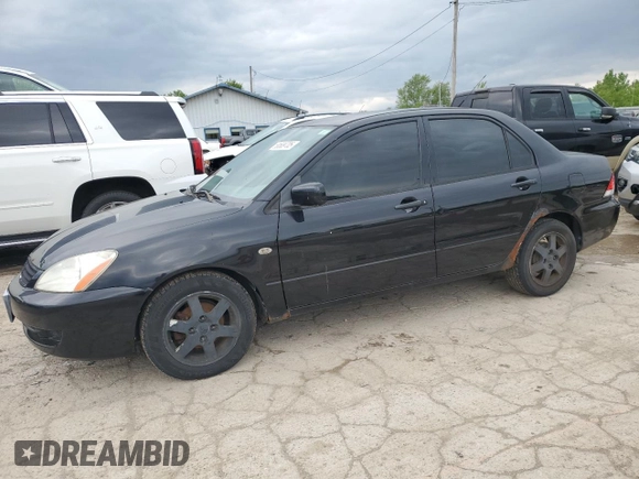 2006 Mitsubishi Lancer ES with VIN JA3AJ26E76U073785, listed as a Copart auction lot 58589705 with 177,952 mi miles and Clean title. Bid and sale history available at DreamBid. Image 1.