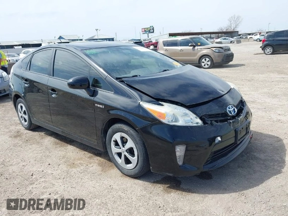 2013 Toyota Prius One with VIN JTDKN3DU6D1729564, listed as a IAAI auction lot 41787817 with 130,153 mi miles. Bid and sale history available at carsss.com. Image 1.