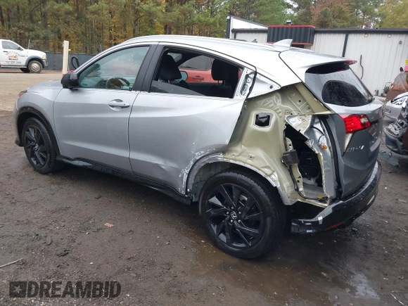 2022 Honda HR-V Sport with VIN 3CZRU6H18NM774913, listed as a IAAI auction lot 40843376 with 14,351 mi miles. Bid and sale history available at carsss.com. Image 3.