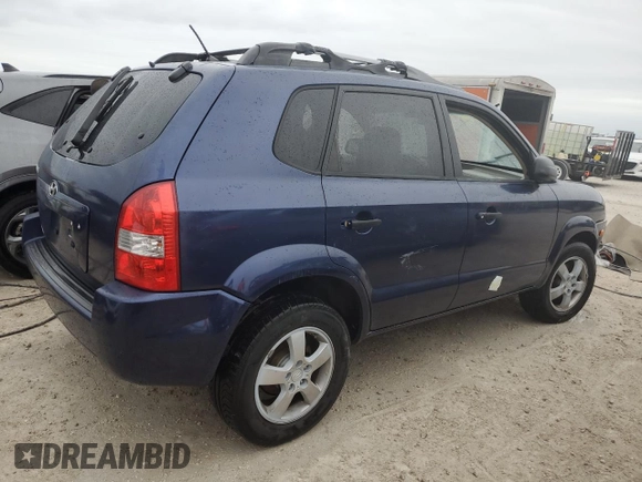 2008 Hyundai Tucson GLS with VIN KM8JM12B78U829998, listed as a Copart auction lot 74198544 with 0 mi miles and Salvage Title. Bid and sale history available at carsss.com. Image 3.