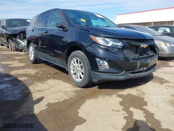 2019 Chevrolet Equinox LT with VIN 3GNAXUEV0KL216360, listed as a IAAI auction lot 41664268 with 69,411 mi miles. Bid and sale history available at carsss.com. Image 1.