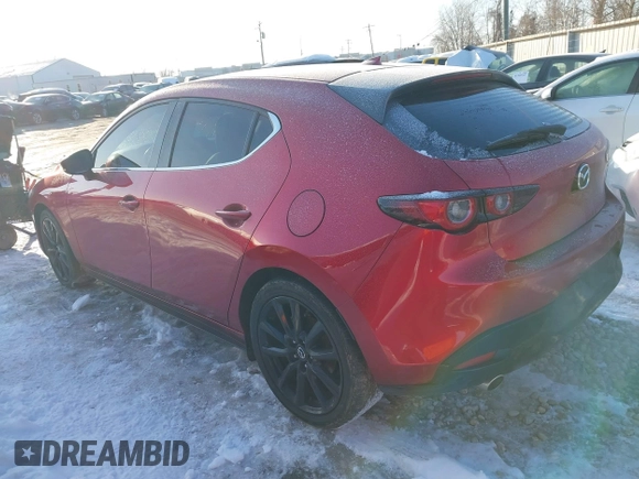 2022 Mazda Mazda3 Hatchback Premium with VIN JM1BPAML1N1515069, listed as a IAAI auction lot 41311726 with 30,198 mi miles. Bid and sale history available at carsss.com. Image 3.