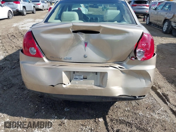 2006 Pontiac G6 1SV z VIN 1G2ZF55B164272088, wystawiony jako IAAI lot #41694126 z przebiegiem 59 900 mil mil oraz . Historia ofert i sprzedaży dostępna na DreamBid. Obrazek 6.