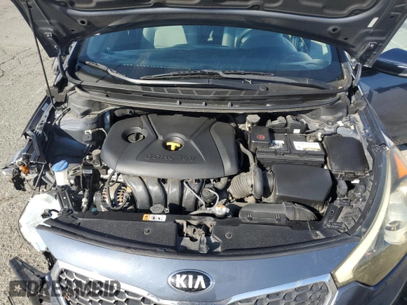 2016 Kia Forte LX z VIN KNAFX4A6XG5508678, wystawiony jako Copart lot #59153665 z przebiegiem 110 120 mil mil oraz Szkoda całkowita • Salvage title. Historia ofert i sprzedaży dostępna na DreamBid. Obrazek 11.