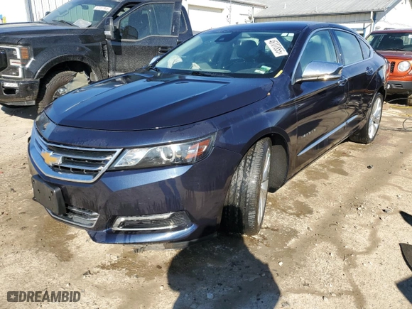 2017 Chevrolet Impala Premier with VIN 2G1145S3XH9155470, listed as a Copart auction lot 46707855 with NaN miles and Salvage Title. Bid and sale history available at carsss.com. Image 1.
