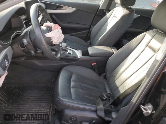 2020 Audi A4 Premium Plus with VIN WAUENAF49LN005872, listed as a Copart auction lot 48748015 with Not provided miles and Salvage title. Bid and sale history available at DreamBid. Image 7.
