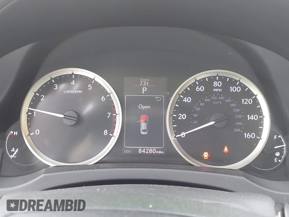 2015 Lexus IS 250 with VIN JTHBF1D20F5048505, listed as a IAAI auction lot 42052694 with 84,280 mi miles and . Bid and sale history available at carsss.com. Image 7.