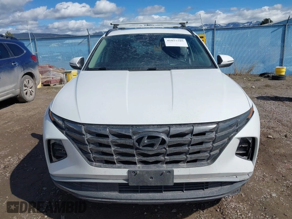 2022 Hyundai Tucson SEL with VIN 5NMJCCAE9NH092286, listed as a IAAI auction lot 41857595 with 27,883 mi miles. Bid and sale history available at carsss.com. Image 13.