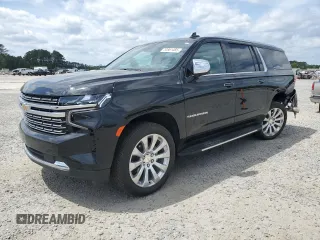 2024 Chevrolet Suburban Premier z VIN 1GNSKFKD4RR372611, wystawiony jako Copart lot #53961485 z przebiegiem 7 243 mil mil oraz Szkoda całkowita • Salvage title. Historia ofert i sprzedaży dostępna na DreamBid. Obrazek 1.