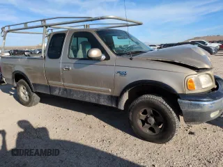 1999 Ford F-150 XL with VIN 1FTRX18L2XKA01348, listed as a Copart auction lot 50087595 with 202,021 mi miles and Salvage Title. Bid and sale history available at carsss.com. Image 4.