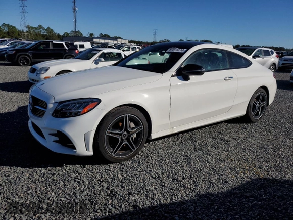 2023 Mercedes-Benz C 300 with VIN W1KWJ8EBXPG122548, listed as a Copart auction lot 80816274 with 10,142 mi miles and Salvage Title. Bid and sale history available at DreamBid. Image 1.