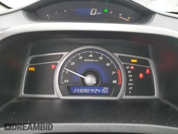 2010 Honda Civic Cpe EX with VIN 2HGFG1B8XAH511356, listed as a Copart auction lot 51347645 with 233,090 mi miles and Salvage Title. Bid and sale history available at carsss.com. Image 9.