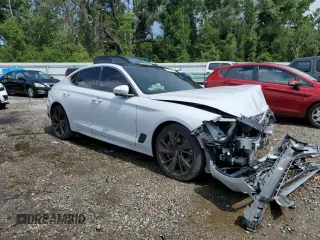 2023 Genesis G70 3.3T with VIN KMTG54TE0PU114678, listed as a Copart auction lot 58924245 with 68,456 mi miles and Non repairable. Bid and sale history available at DreamBid. Image 4.