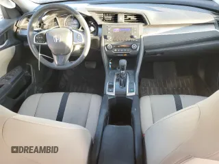 2018 Honda Civic Sedan LX with VIN 2HGFC2F52JH555076, listed as a Copart auction lot 43618385 with 65,150 mi miles and Salvage Title. Bid and sale history available at carsss.com. Image 8.
