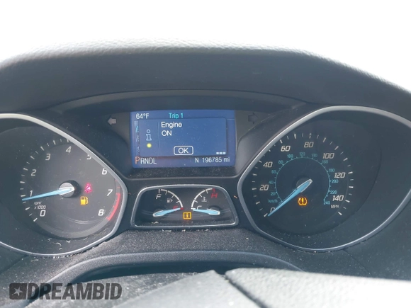 2014 Ford Focus SE with VIN 1FADP3F27EL189068, listed as a IAAI auction lot 42047538 with 196,785 mi miles. Bid and sale history available at carsss.com. Image 7.