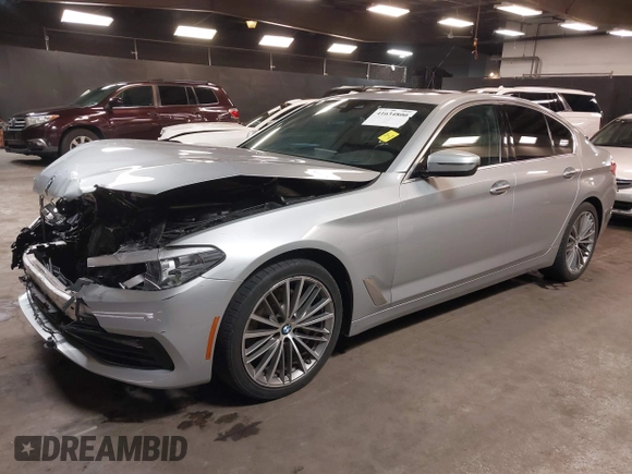 2018 BMW 5 Series 540i xDrive with VIN WBAJE7C53JWD52669, listed as a IAAI auction lot 41634800 with 89,829 mi miles and . Bid and sale history available at DreamBid. Image 18.