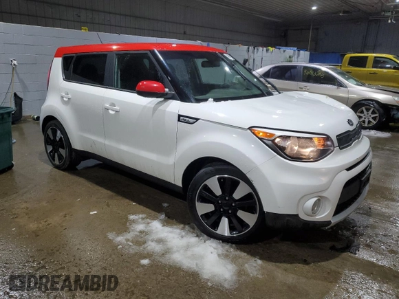 2017 Kia Soul + with VIN KNDJP3A53H7440714, listed as a Copart auction lot 46819825 with 60,914 mi miles and Salvage Title. Bid and sale history available at carsss.com. Image 4.
